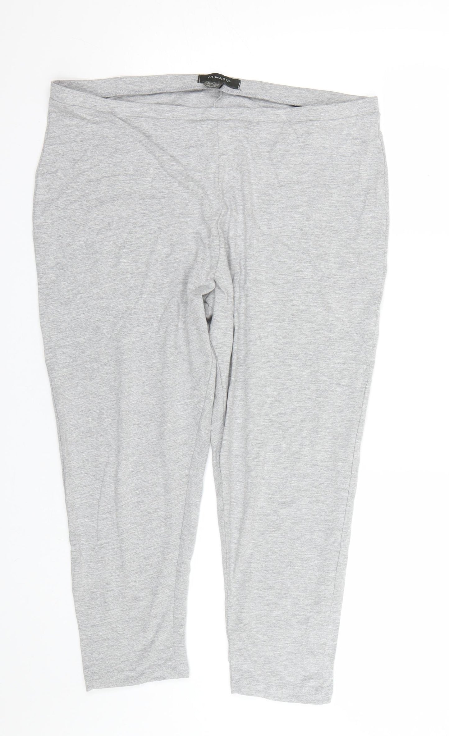 Primark Womens Grey   Cropped Leggings Size 16 L21 in