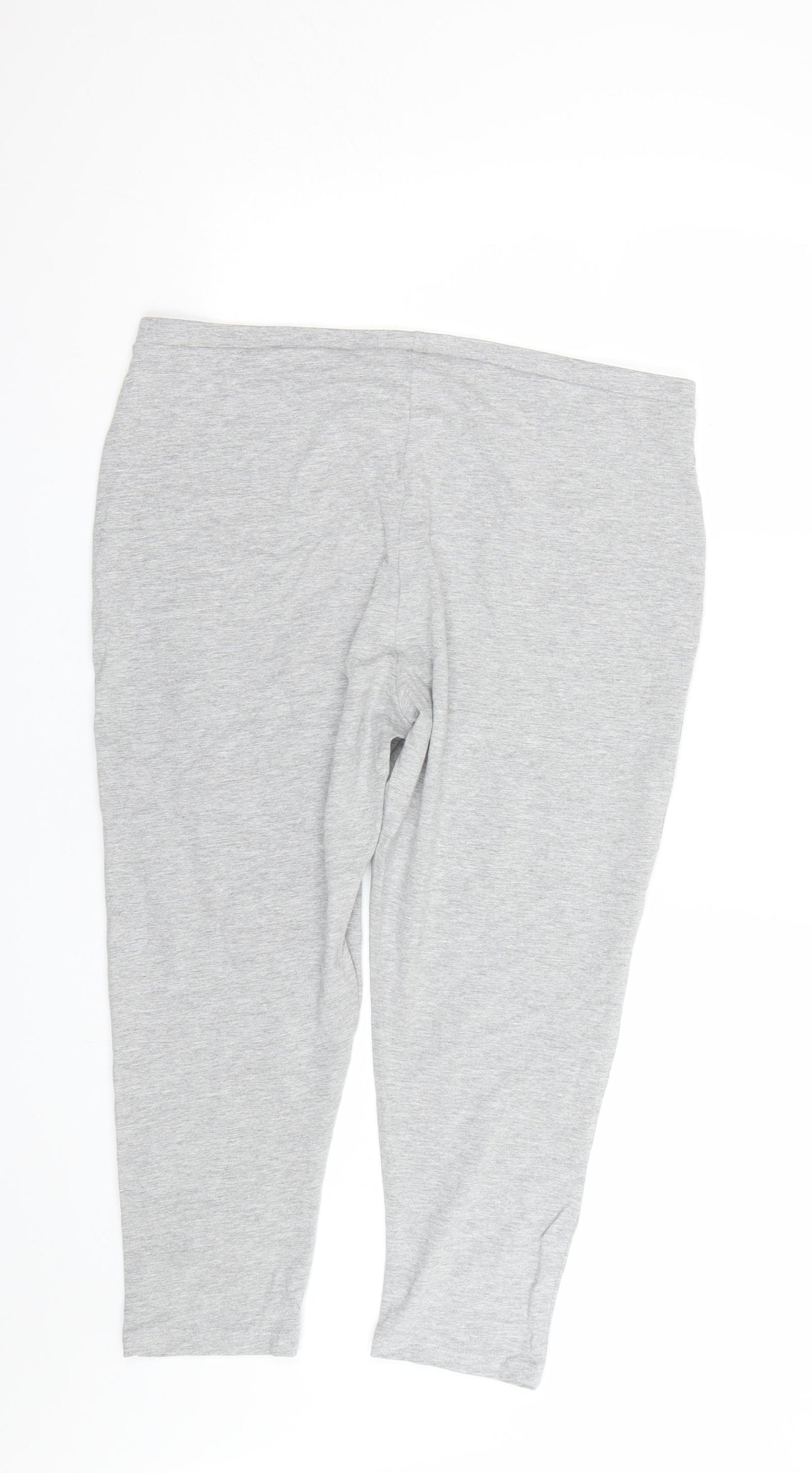 Primark Womens Grey   Cropped Leggings Size 16 L21 in