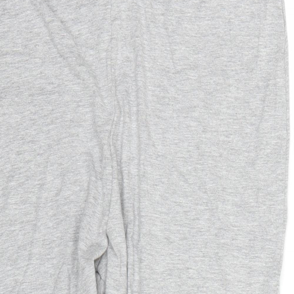 Primark Womens Grey   Cropped Leggings Size 16 L21 in