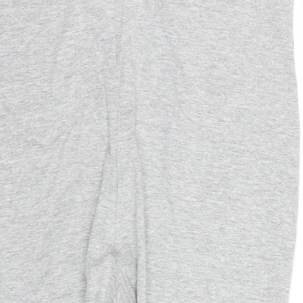 Primark Womens Grey   Cropped Leggings Size 16 L21 in