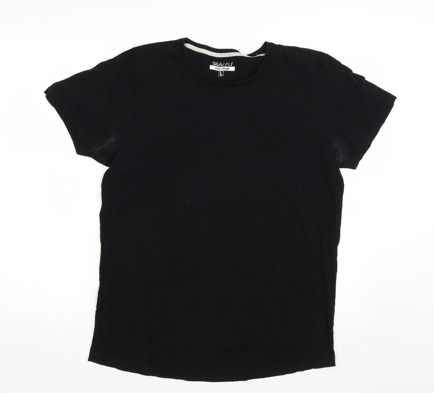 Primark Mens Black    T-Shirt Size L