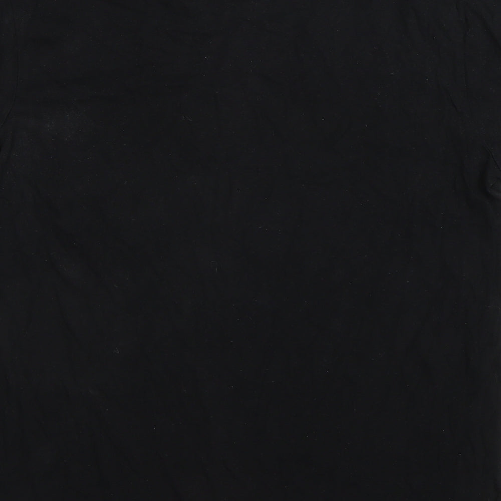 Primark Mens Black    T-Shirt Size L