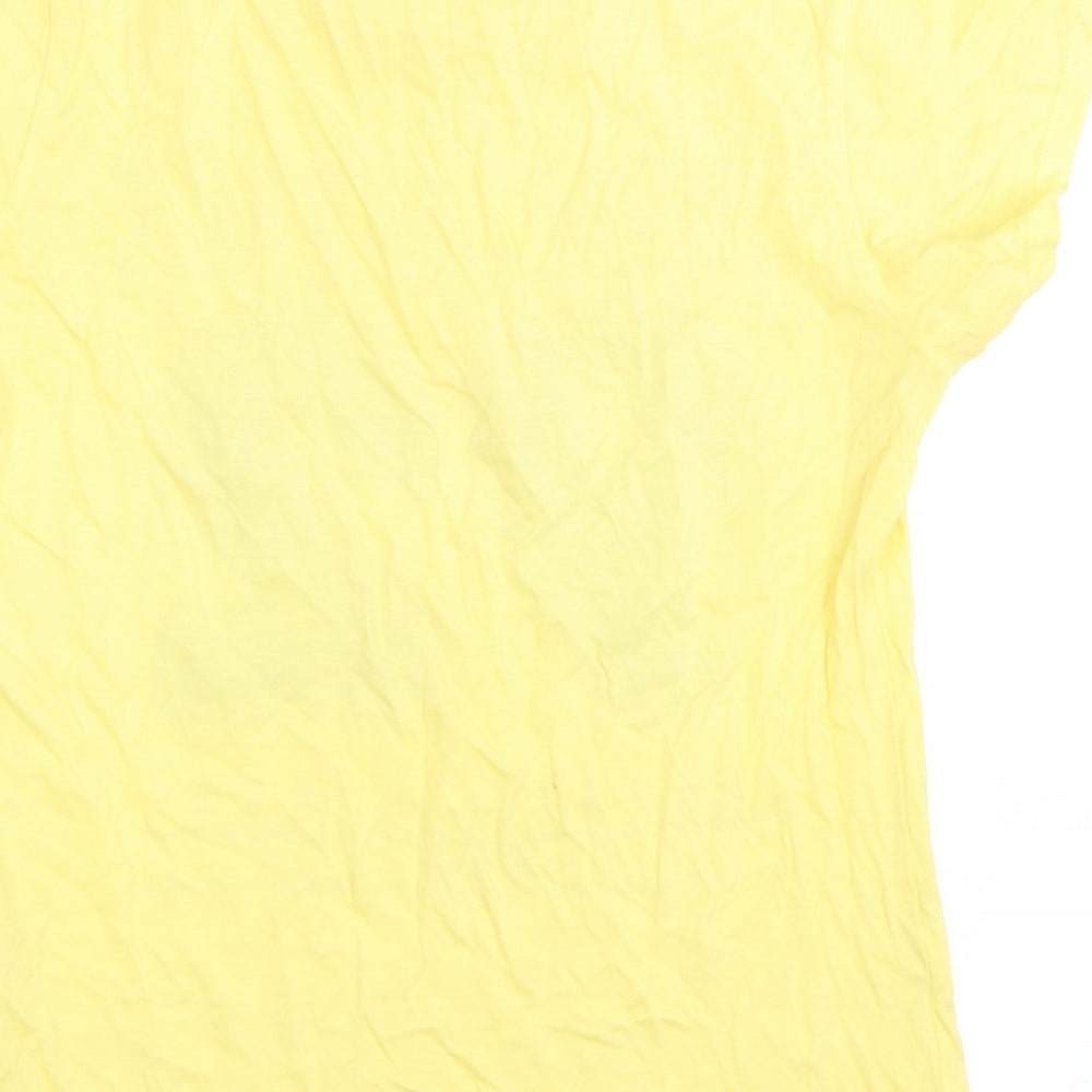 Atmposphere Womens Yellow   Basic T-Shirt Size 14