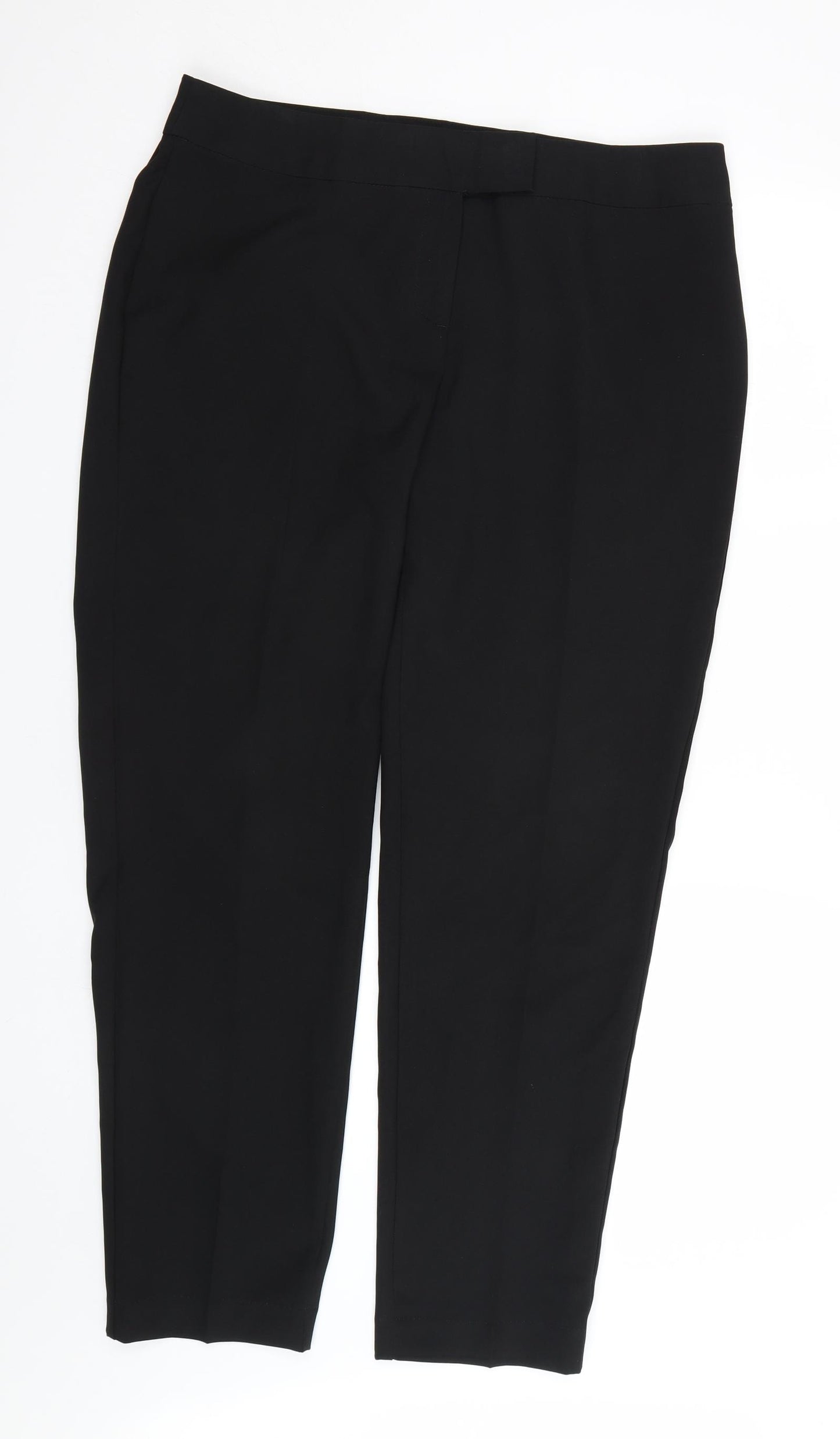 George Womens Black   Trousers  Size 16 L29 in