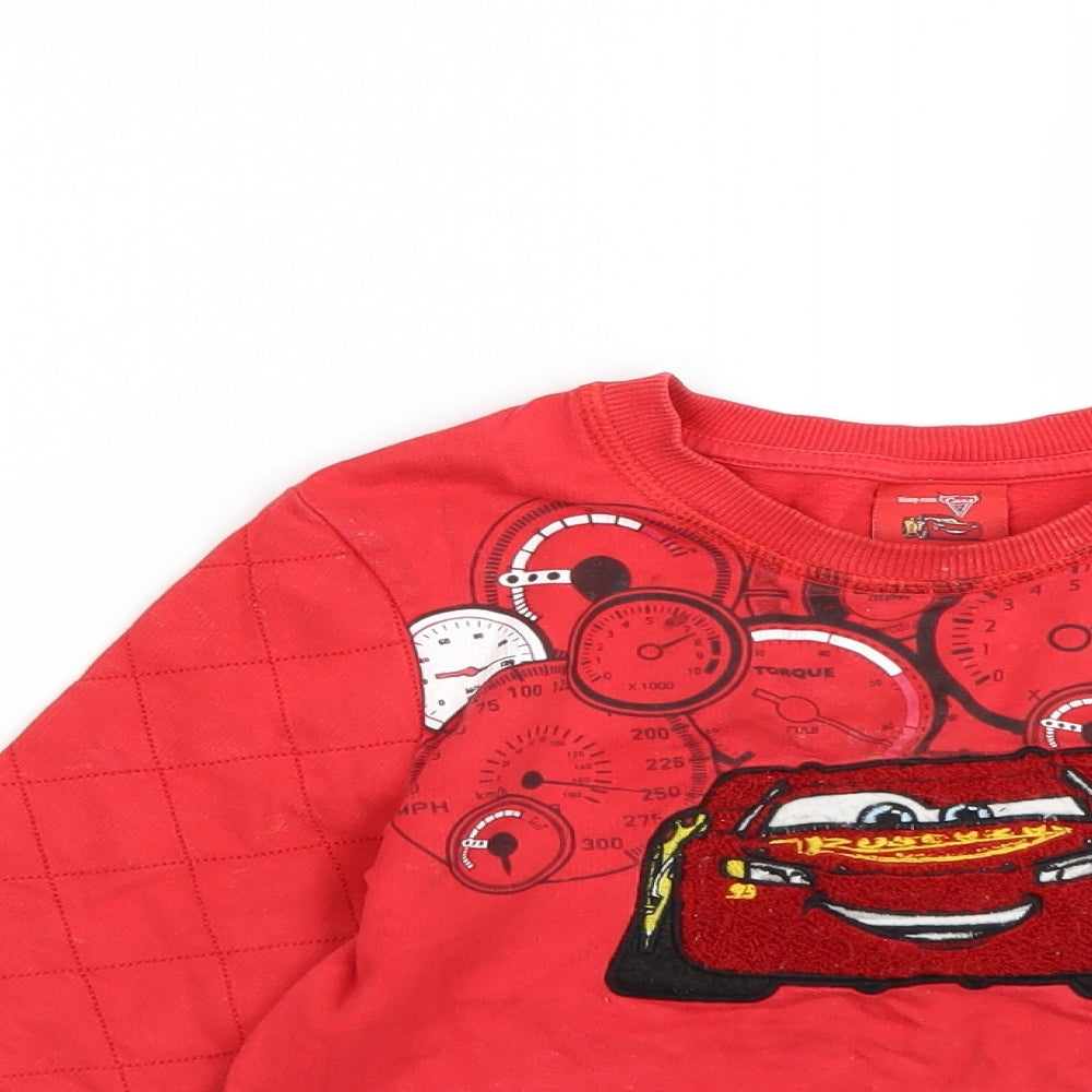 George Boys Red   Pullover Sweatshirt Size 5-6 Years  - Cars Disney