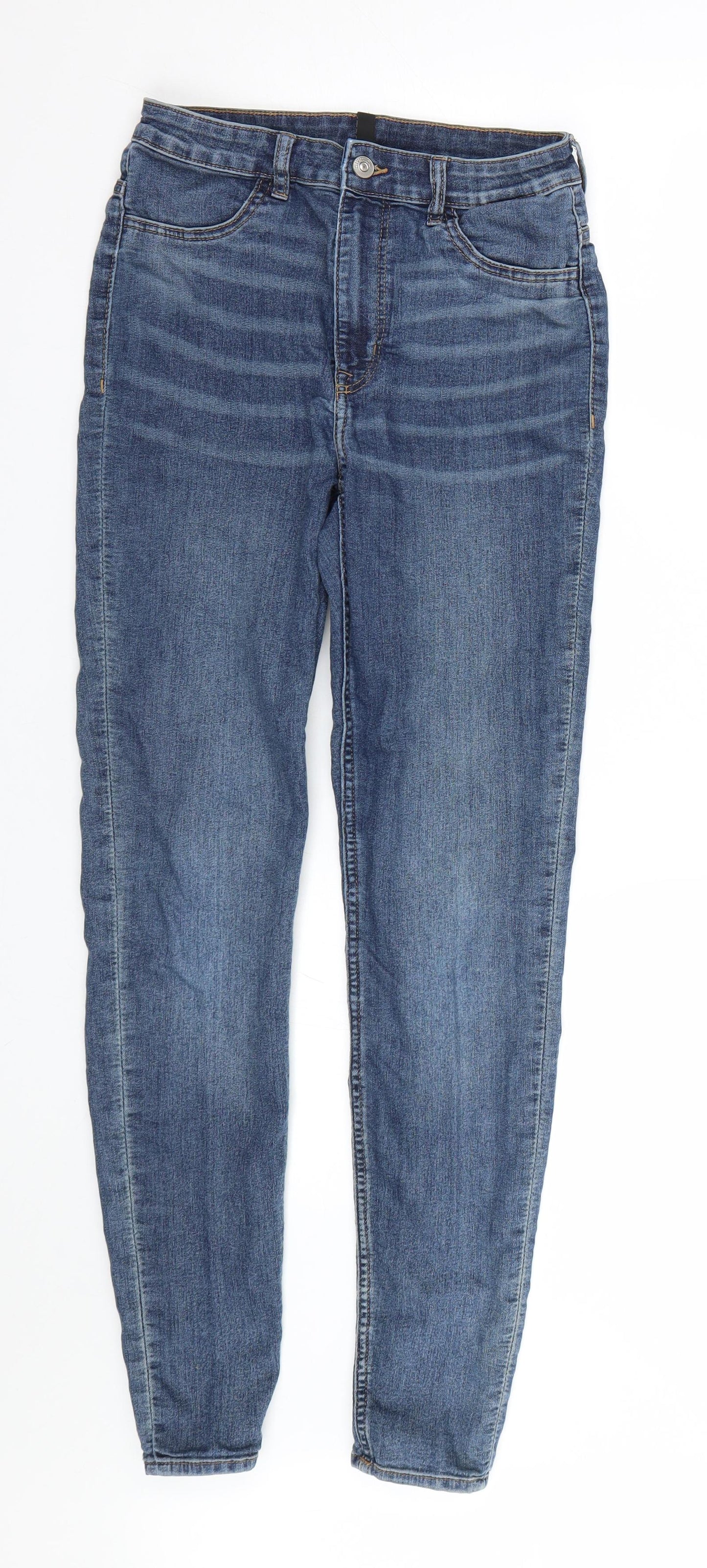 H&M Womens Blue   Skinny Jeans Size 10 L27 in