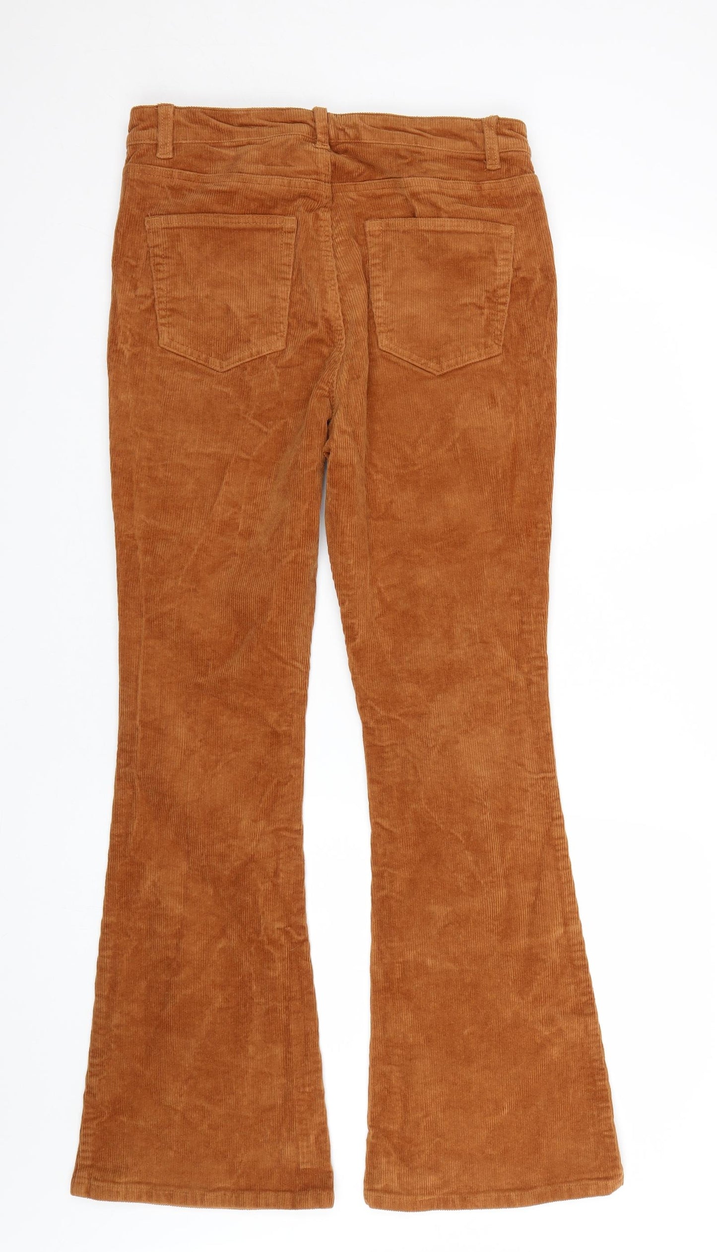 Very Womens Brown  Corduroy Capri Trousers Size 14 L29 in