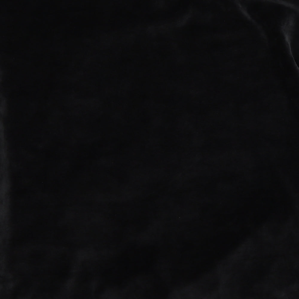 NEXT Womens Black  Velour Top Pyjama Top Size L