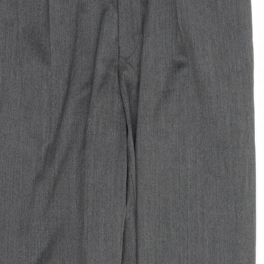 M&S Mens Grey   Dress Pants Trousers Size 32 L30 in