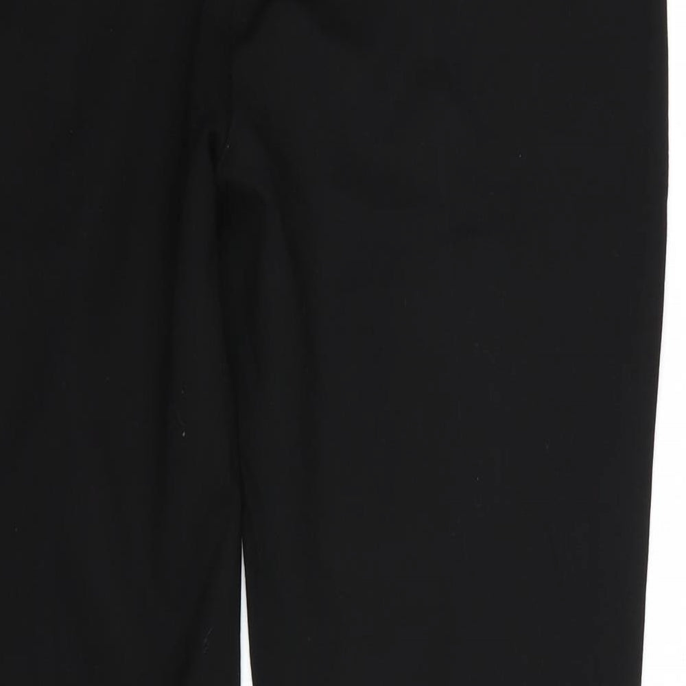 Nutmeg Womens Black   Capri Leggings Size 16 L26 in