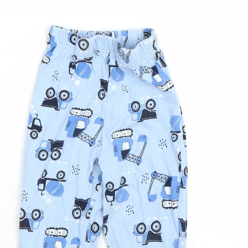 Matalan Boys Blue    Pyjama Pants Size 2-3 Years  - Trucks