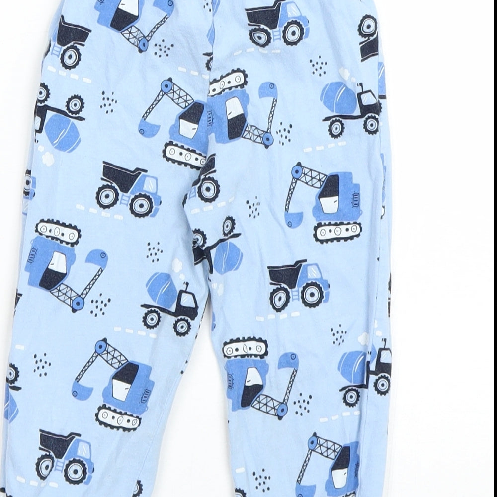 Matalan Boys Blue    Pyjama Pants Size 2-3 Years  - Trucks