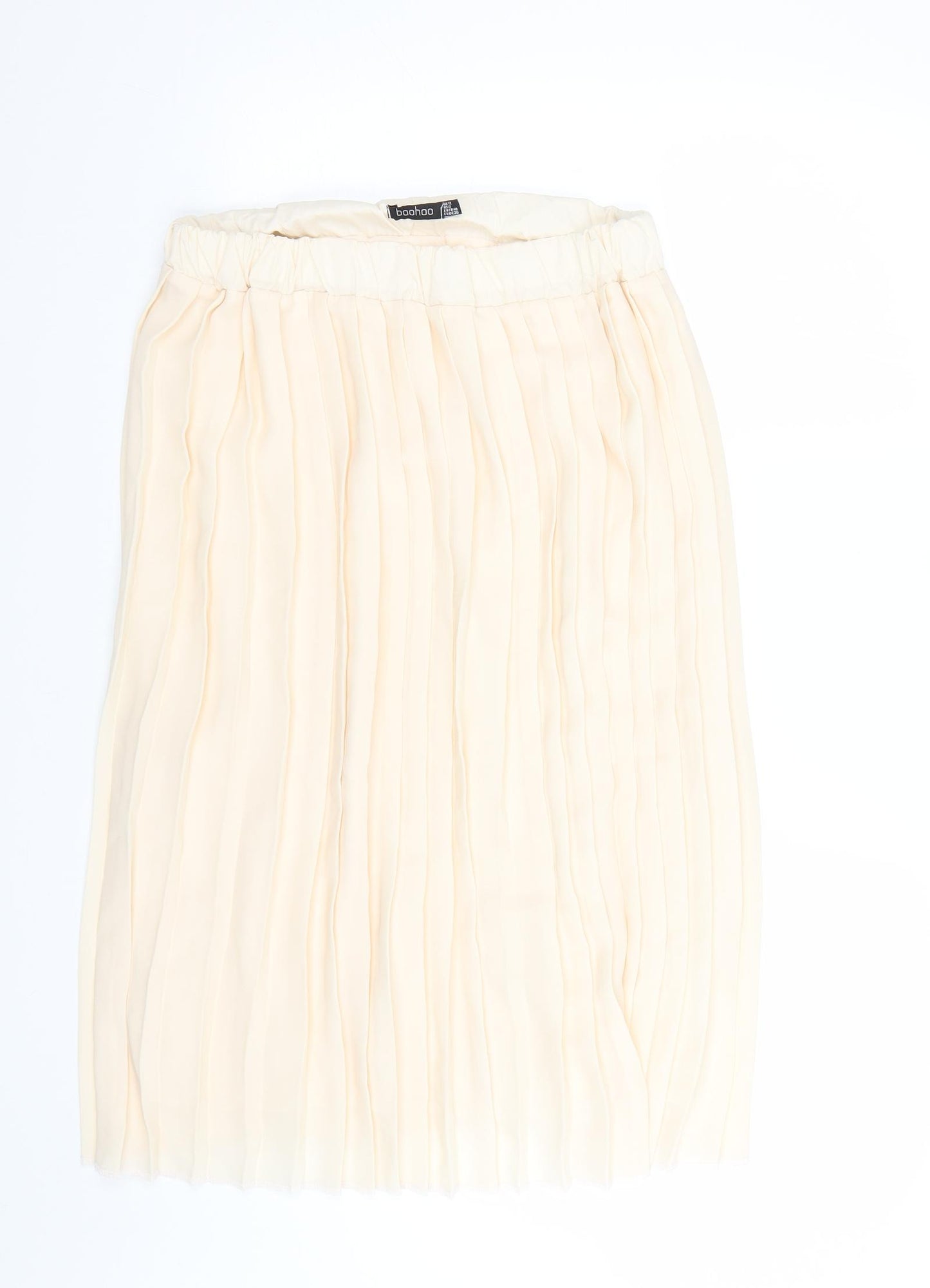 Boohoo Womens Beige   Bandage Skirt Size 12