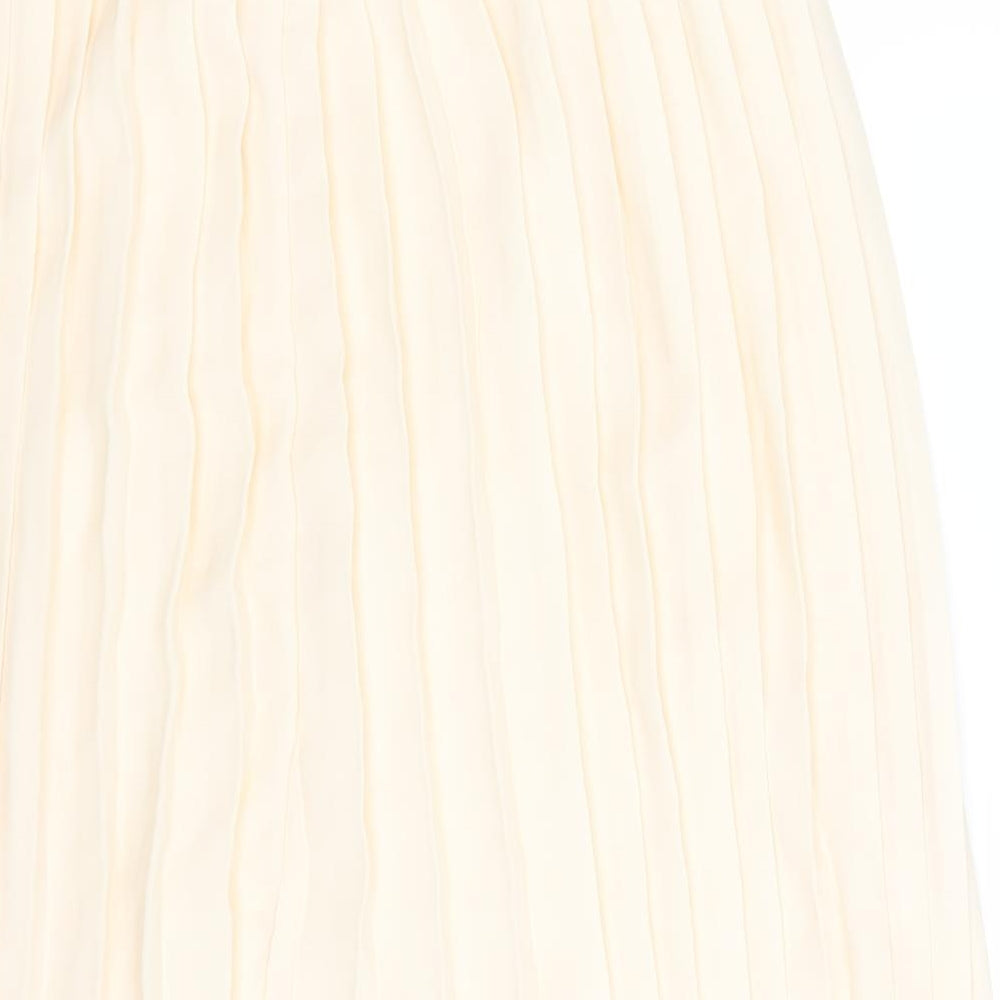 Boohoo Womens Beige   Bandage Skirt Size 12
