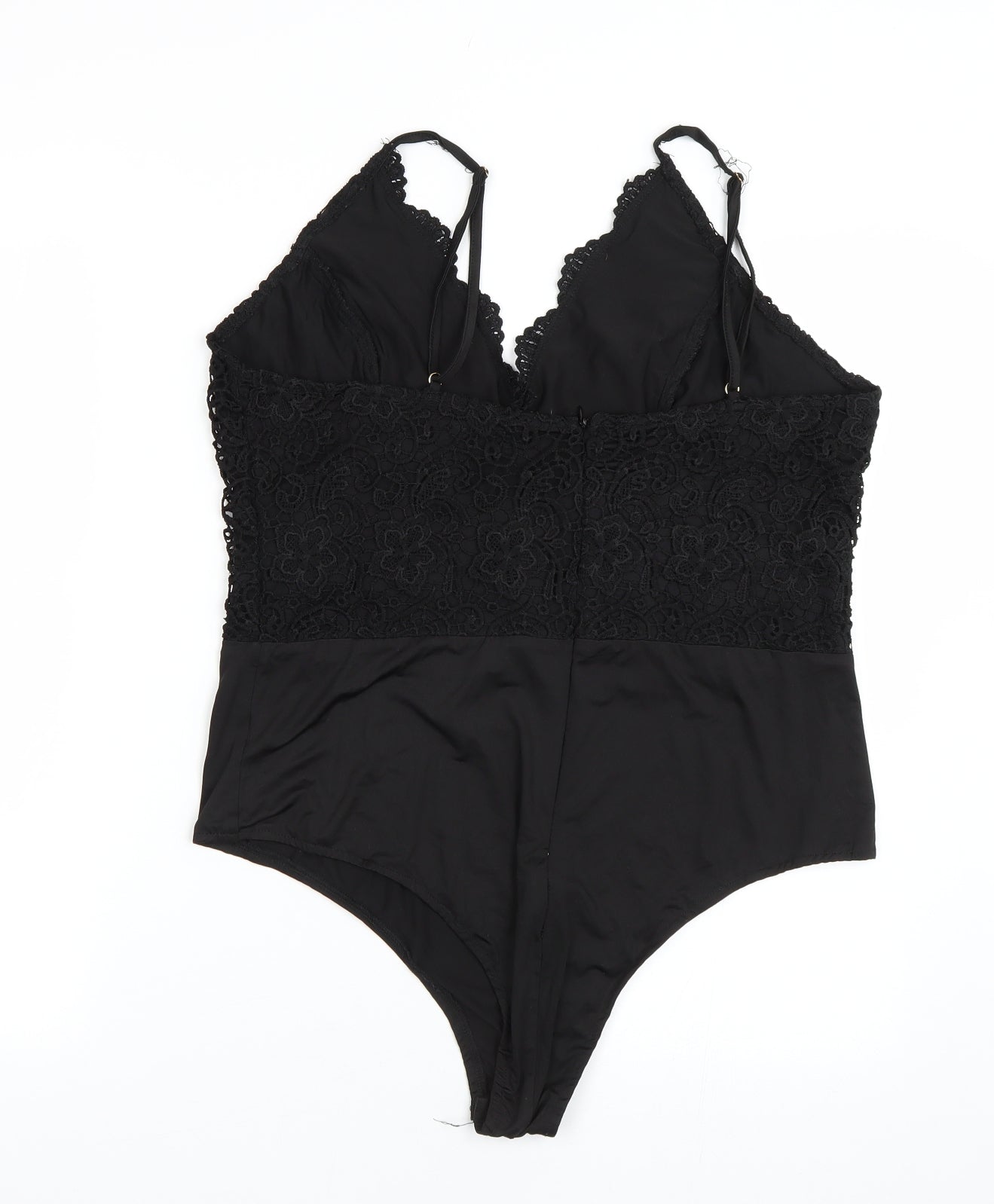 Boohoo Womens Black   Catsuit One-Piece Size 20