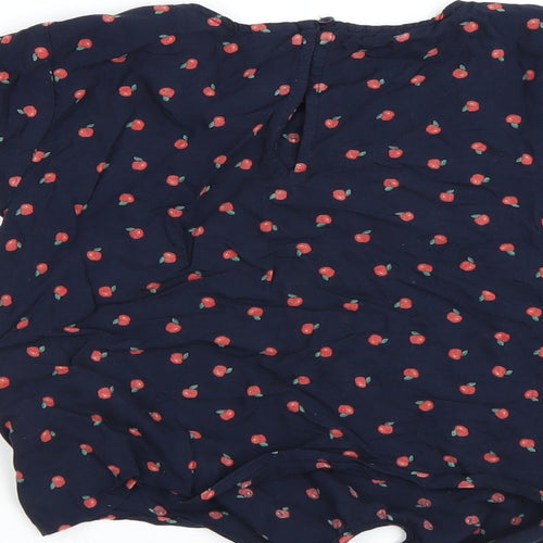 NEXT Girls Blue Polka Dot  Basic T-Shirt Size 9 Years  - Apples