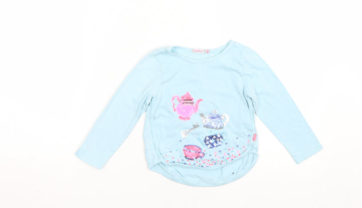 Bilieblush Girls Grey Basic T-Shirt Size 24 Months