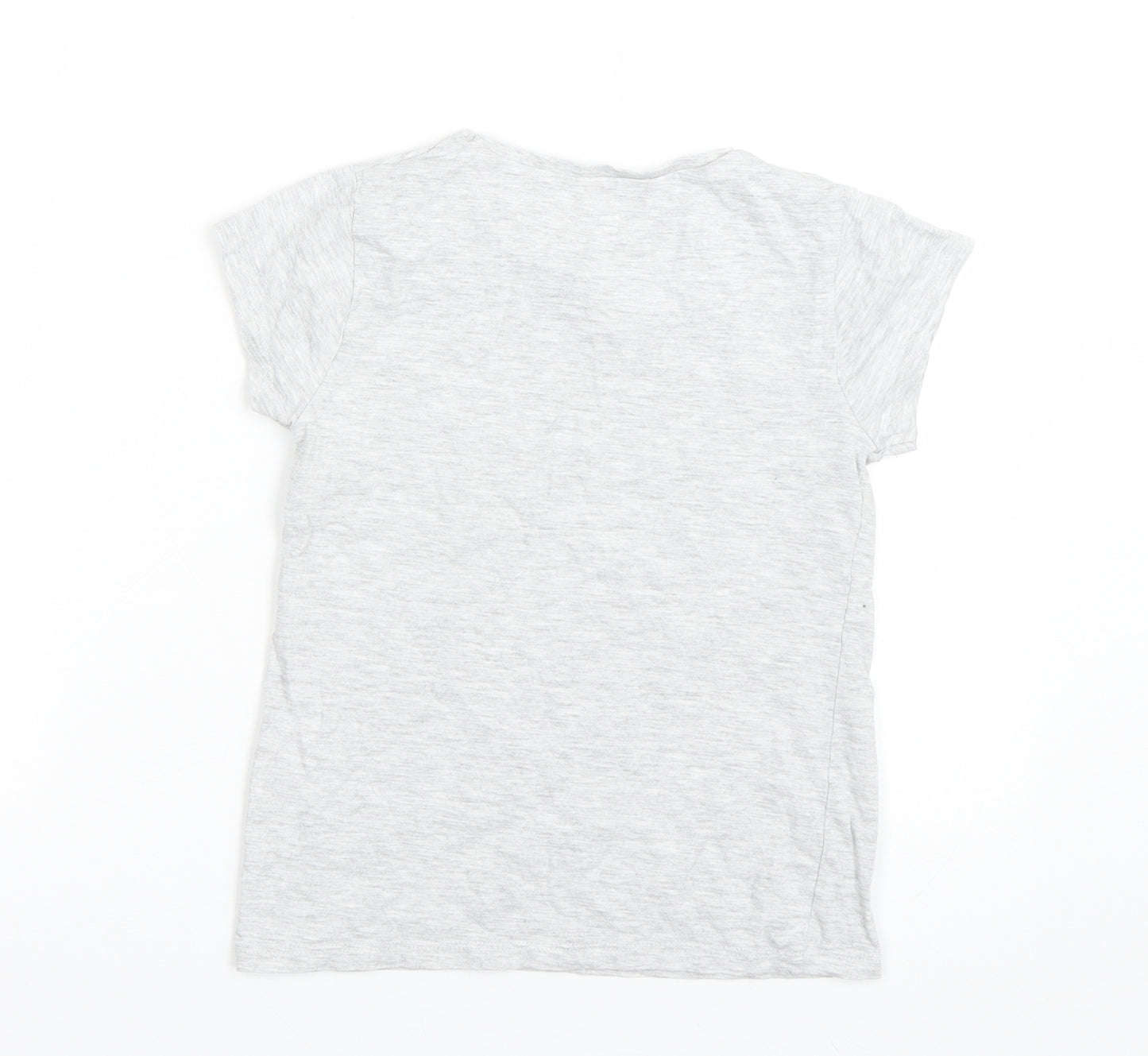 George Girls Grey   Basic T-Shirt Size 8-9 Years  - NYC