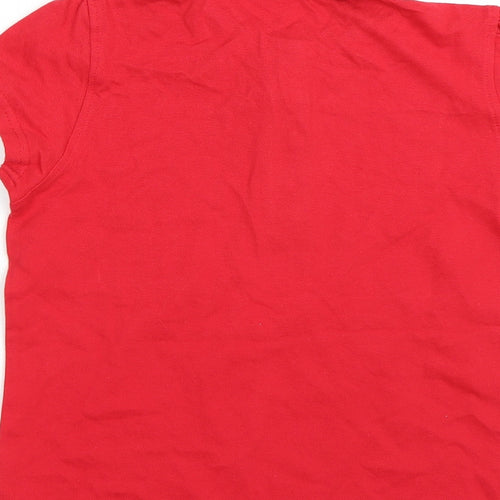 George Girls Red   Basic Polo Size 8-9 Years  - School uniform