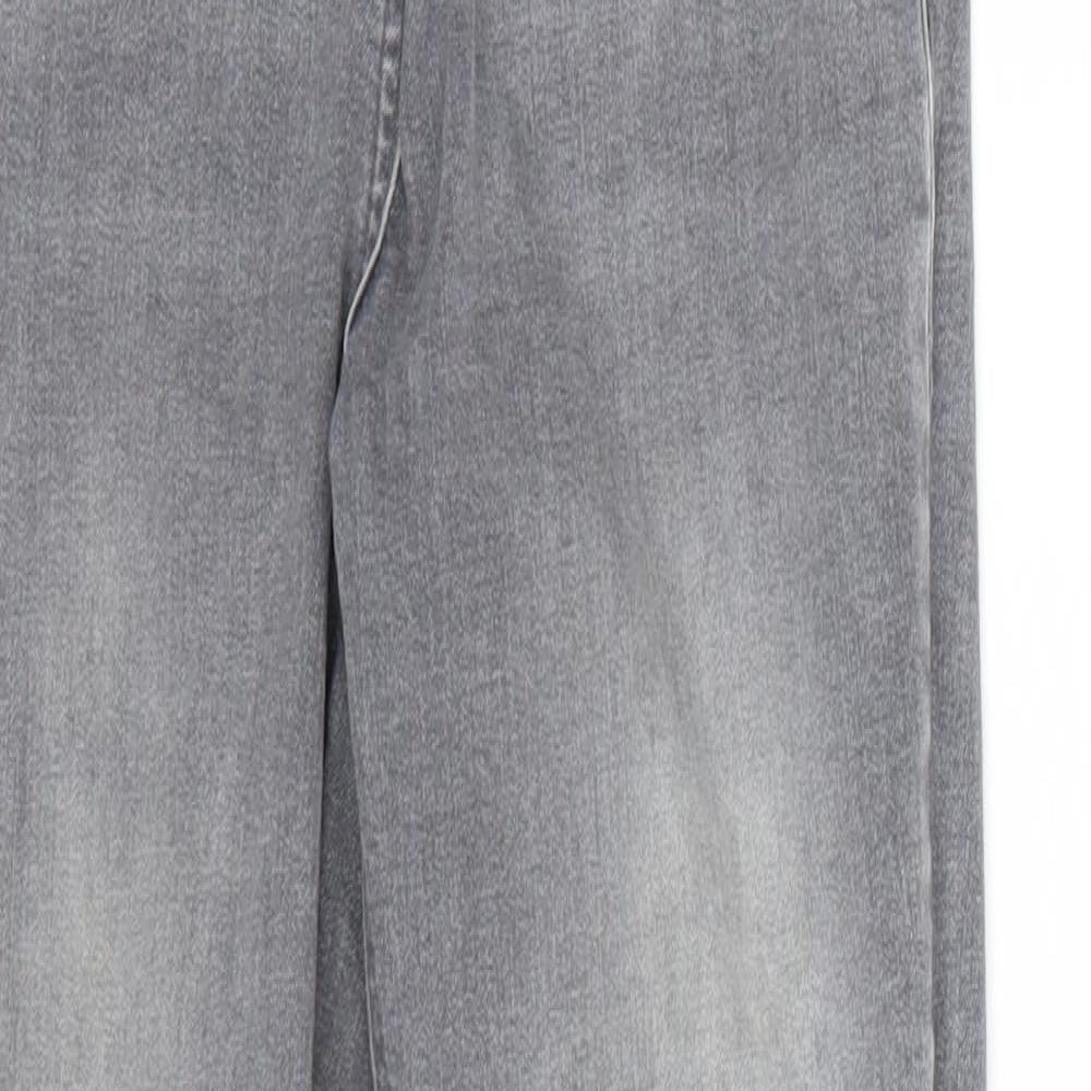 Papaya Womens Grey  Denim Skinny Jeans Size 10 L25 in