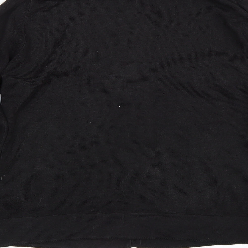 M&S Womens Black   Cardigan Jumper Size 12