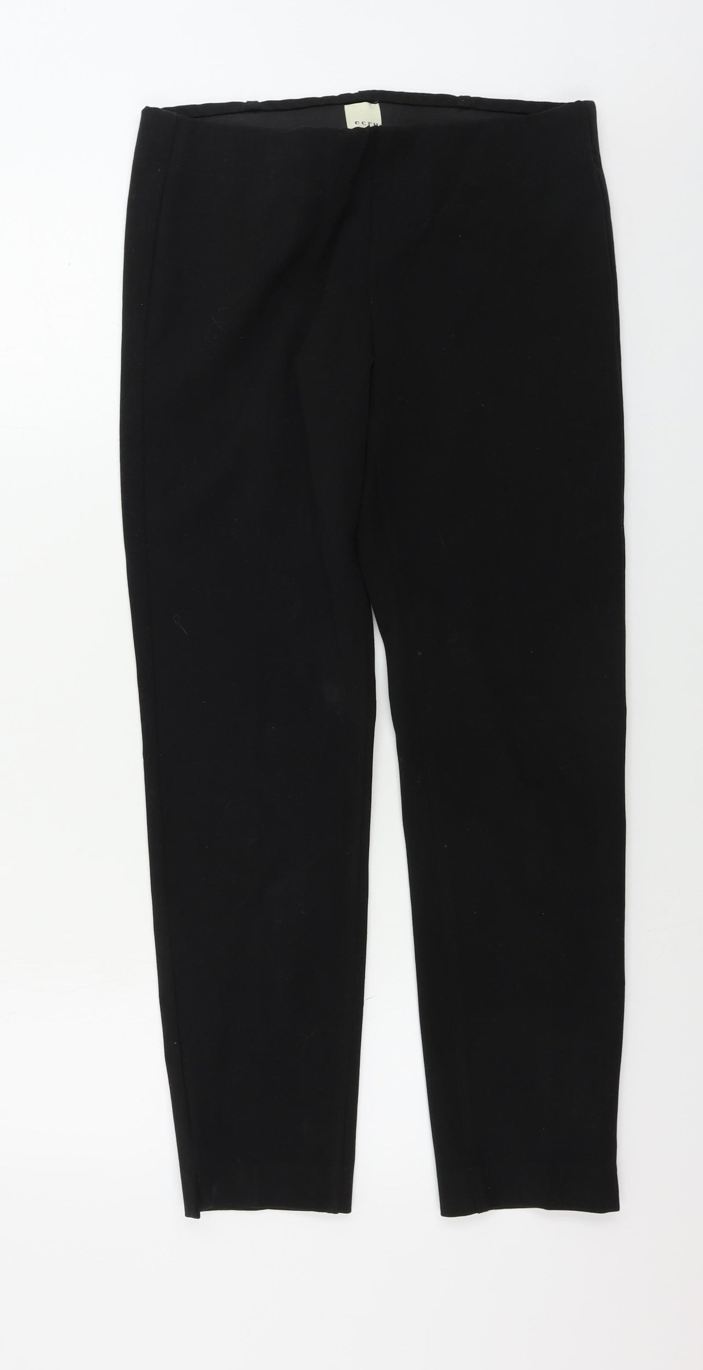 ECRU  Womens Black   Trousers  Size 8 L25 in