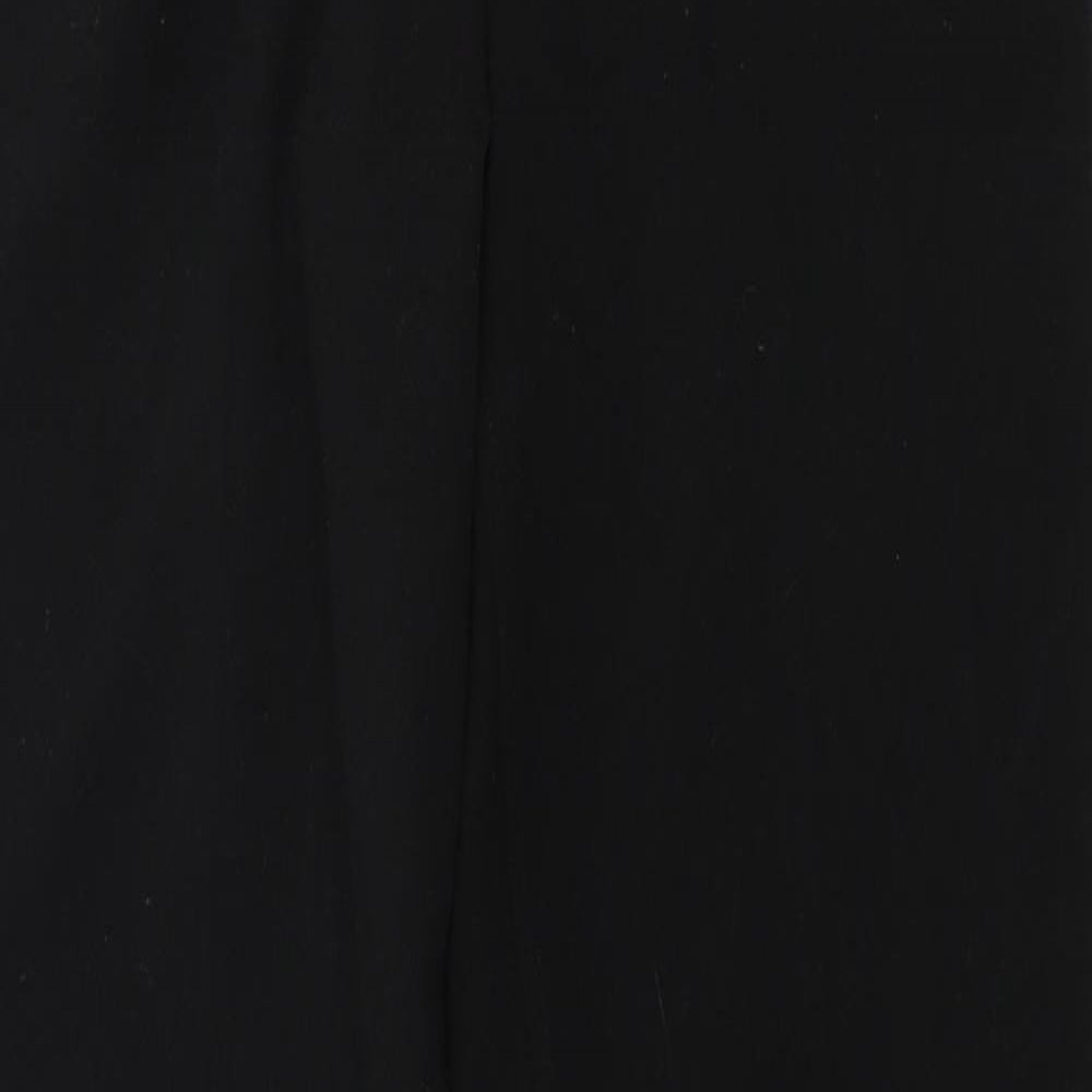 ECRU  Womens Black   Trousers  Size 8 L25 in