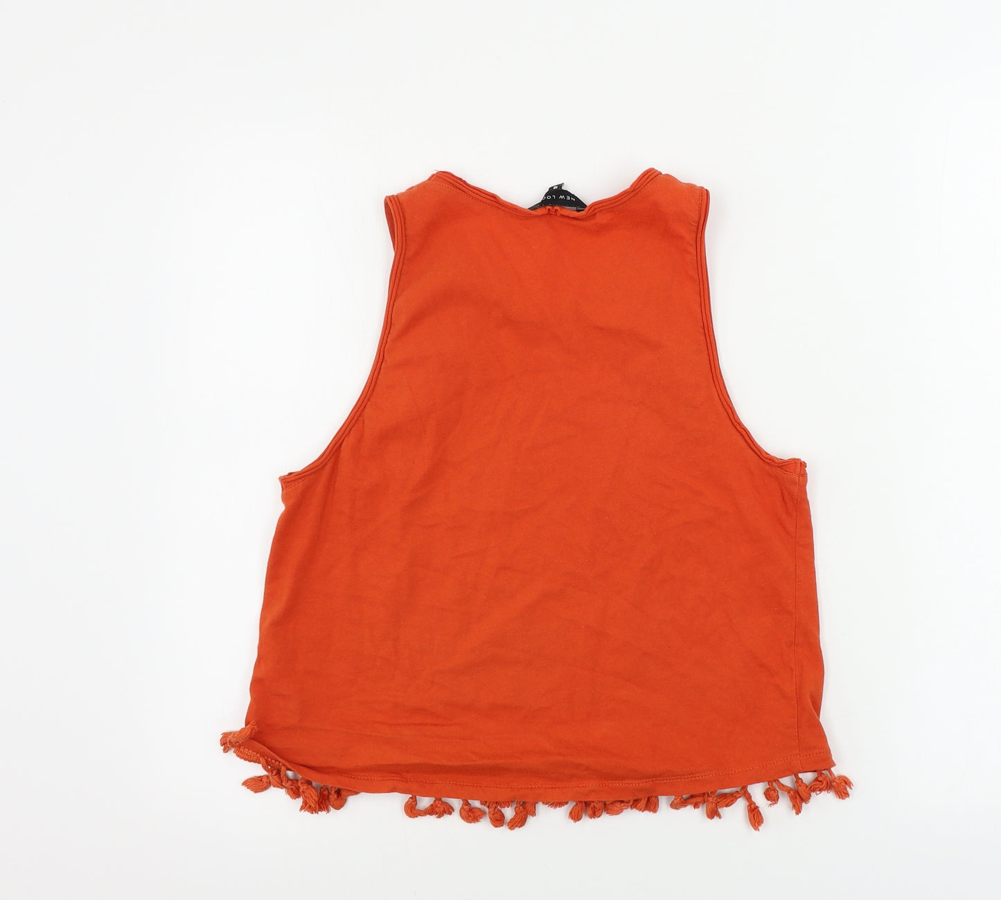 New Look  Womens Orange   Basic Tank Size 10