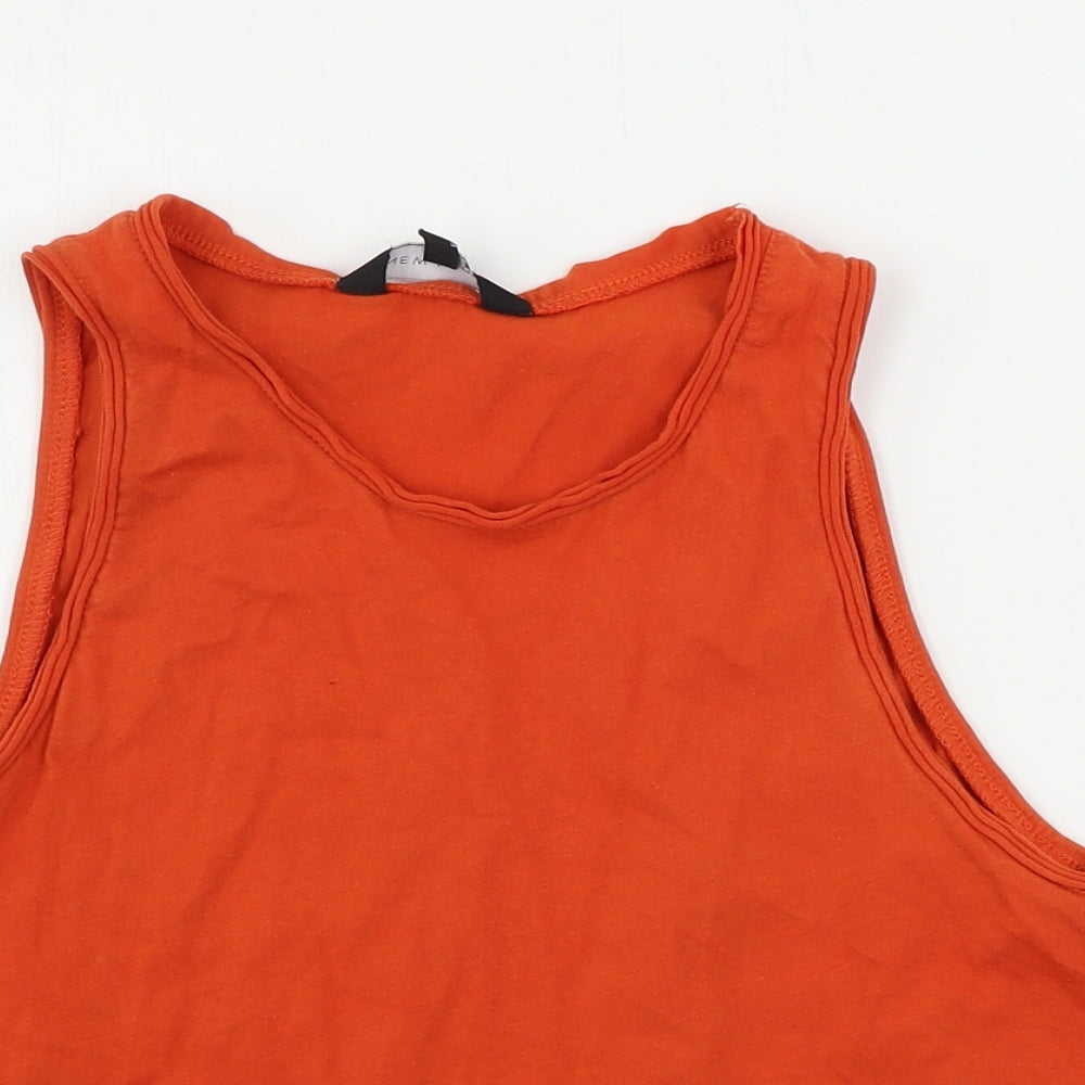 New Look  Womens Orange   Basic Tank Size 10
