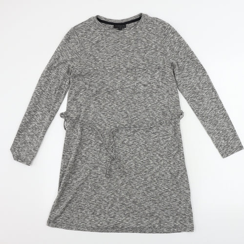 Topshop  Womens Grey   A-Line  Size 8