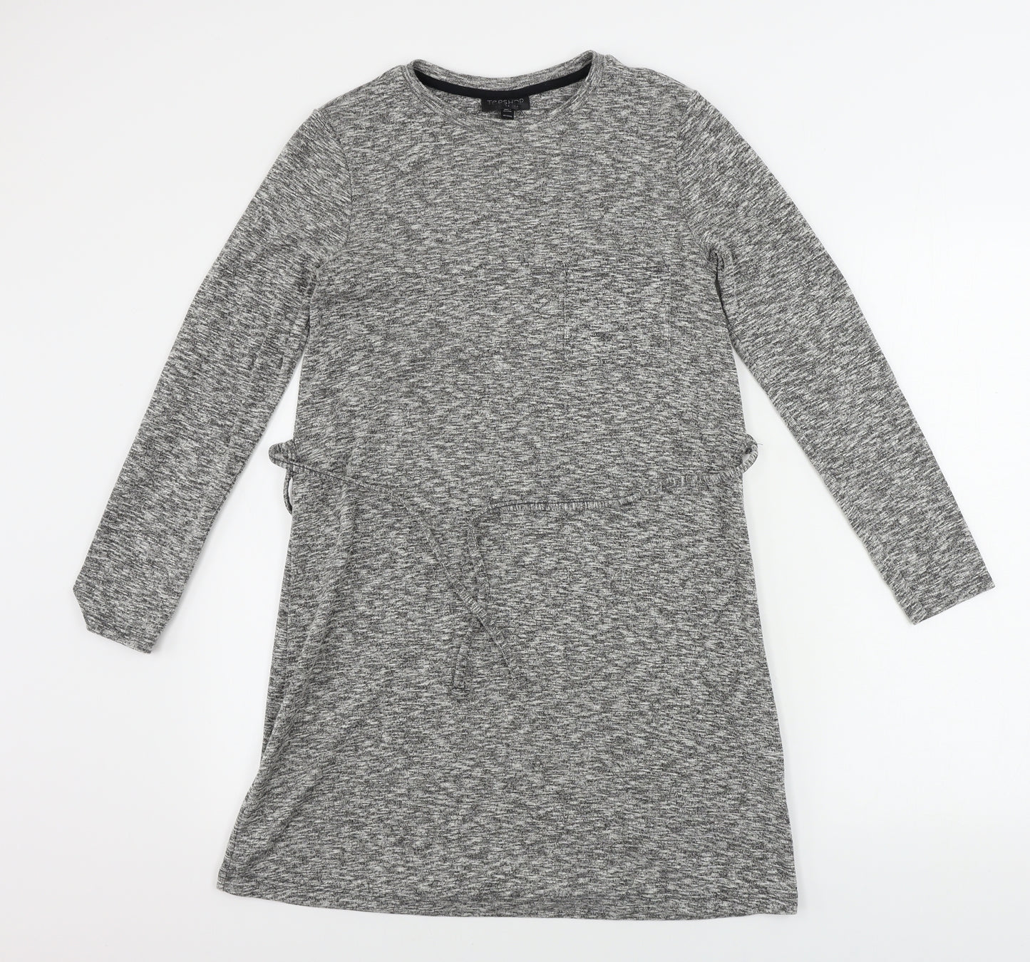 Topshop  Womens Grey   A-Line  Size 8