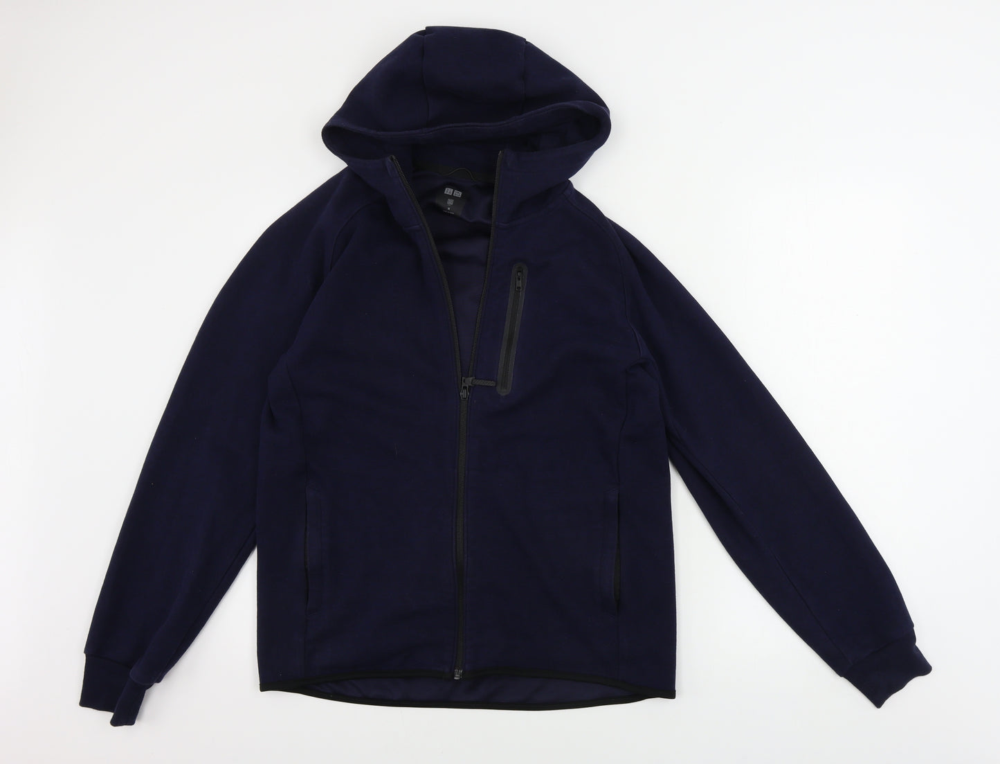 uniclo  Mens Blue   Full Zip Hoodie Size M