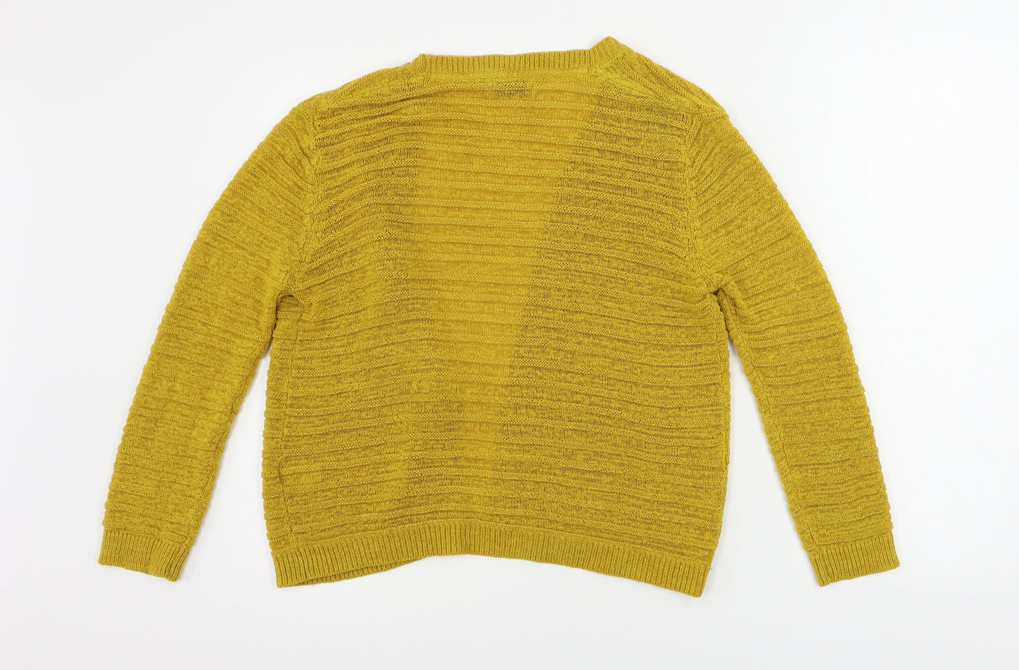 Papaya  Womens Yellow   Cardigan Jumper Size M