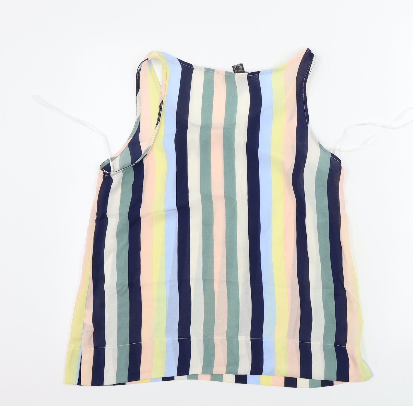 Primark  Womens Yellow Striped  Basic Blouse Size 12