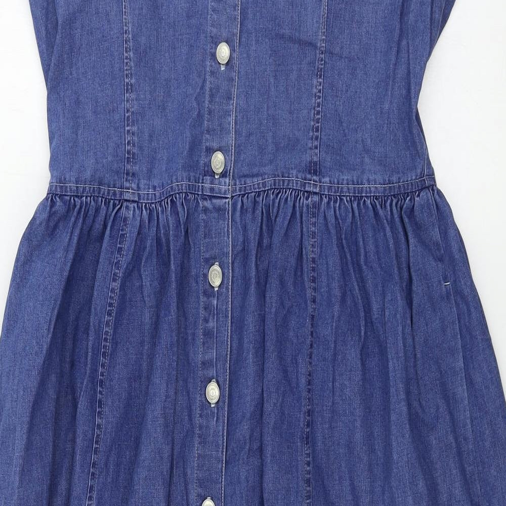 Laura Ashley  Womens Blue   A-Line  Size 12