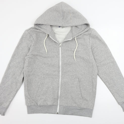 Preworn  Mens Grey   Full Zip Hoodie Size L