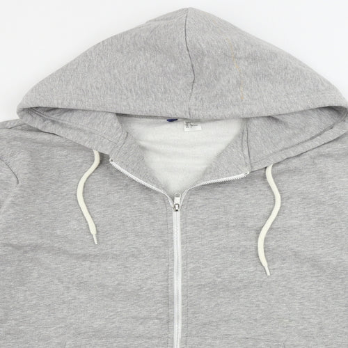 Preworn  Mens Grey   Full Zip Hoodie Size L