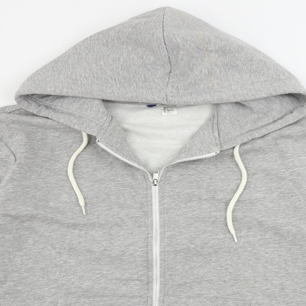 Preworn  Mens Grey   Full Zip Hoodie Size L