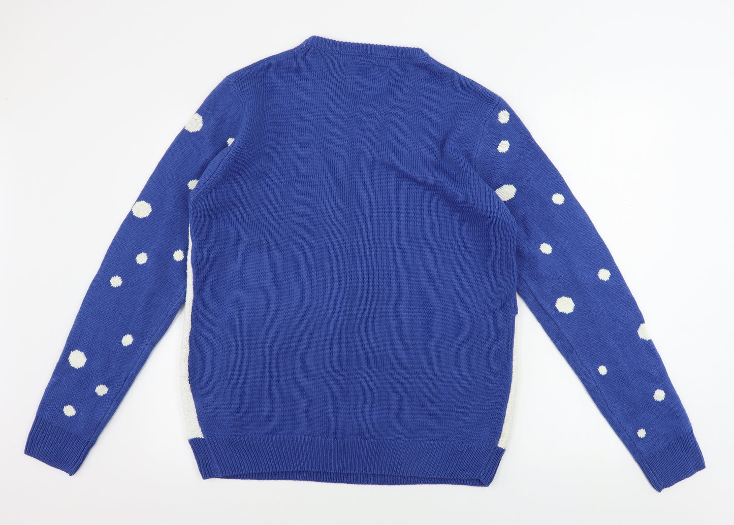 Cedar Wood State  Mens Blue   Pullover Jumper Size L  - Christmas Jumper