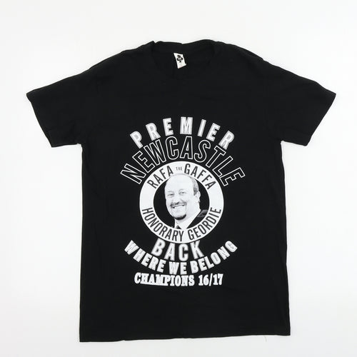 club  Mens Black    T-Shirt Size S  - Newcastle United