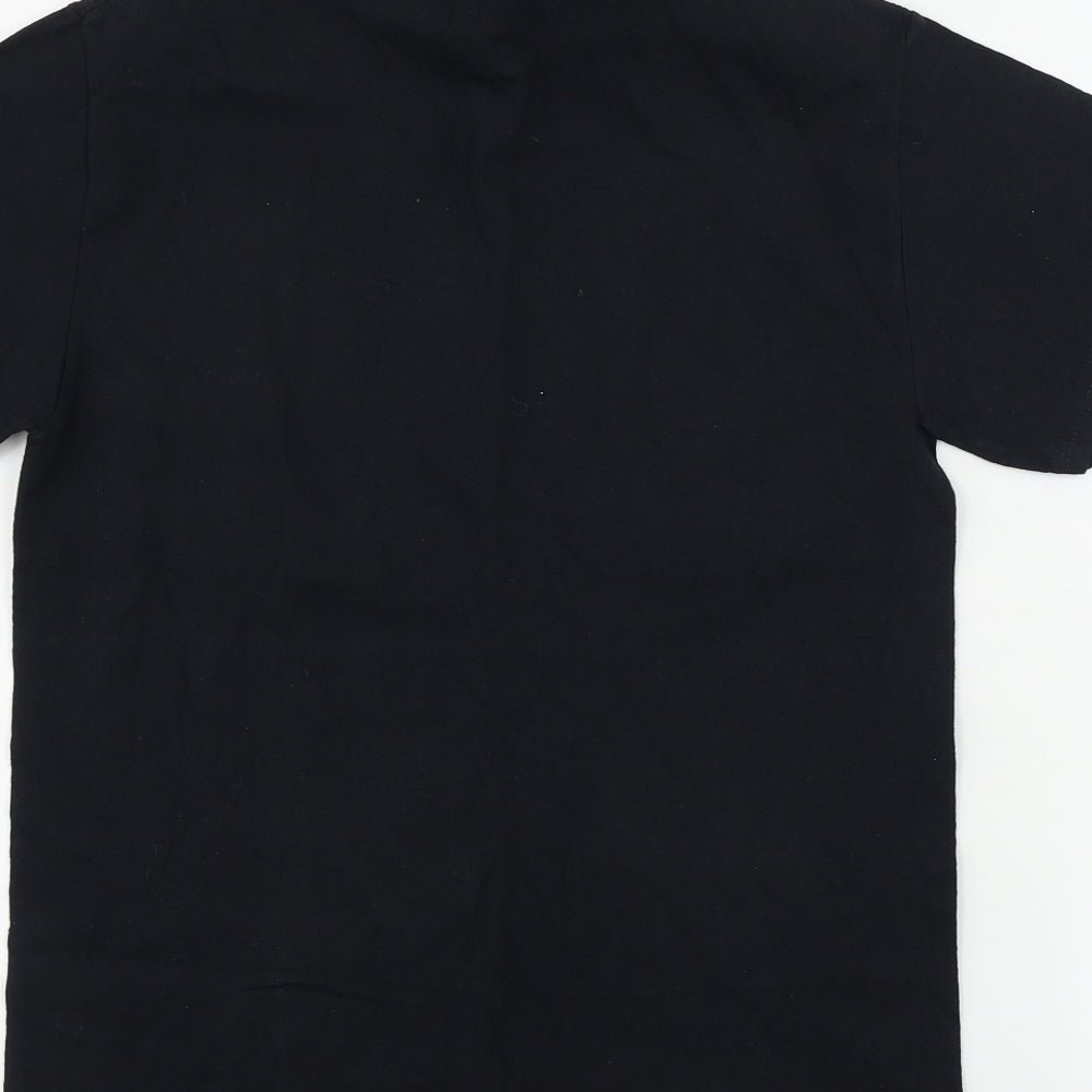 Gildan  Womens Black   Basic T-Shirt Size S