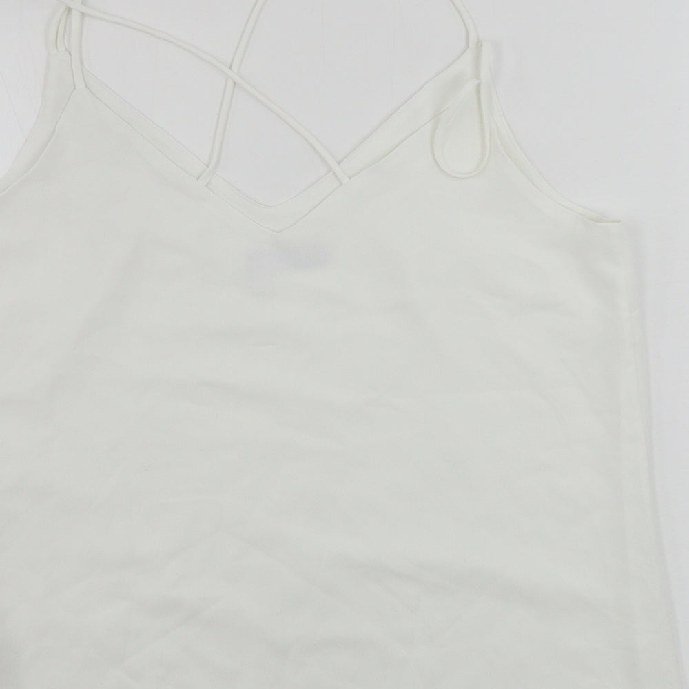 F&F  Womens White   Basic Blouse Size 14