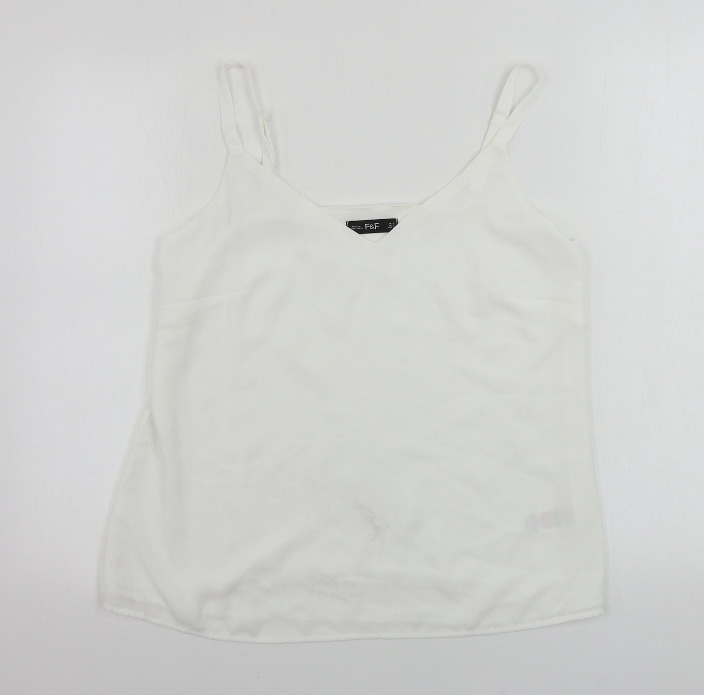 F&F  Womens White   Basic Blouse Size 12