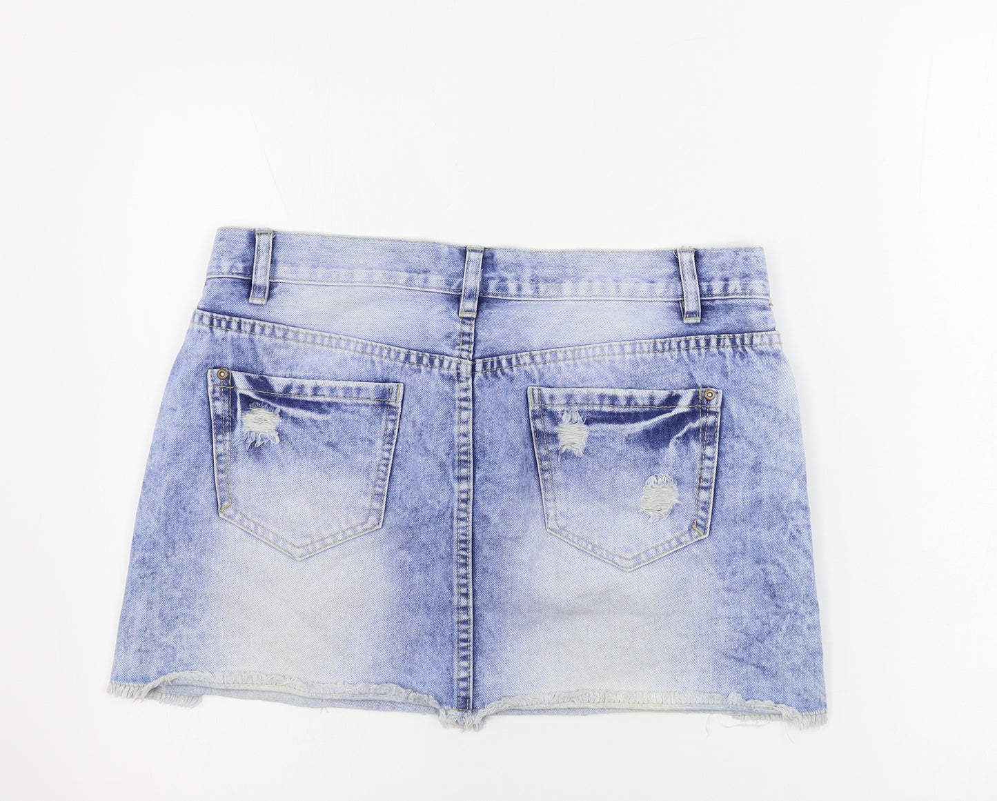 New Look  Womens Blue   A-Line Skirt Size 12
