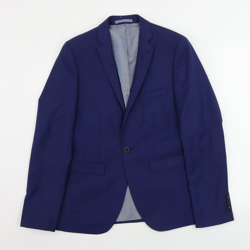 Burton Mens Blue   Jacket Blazer Size 38
