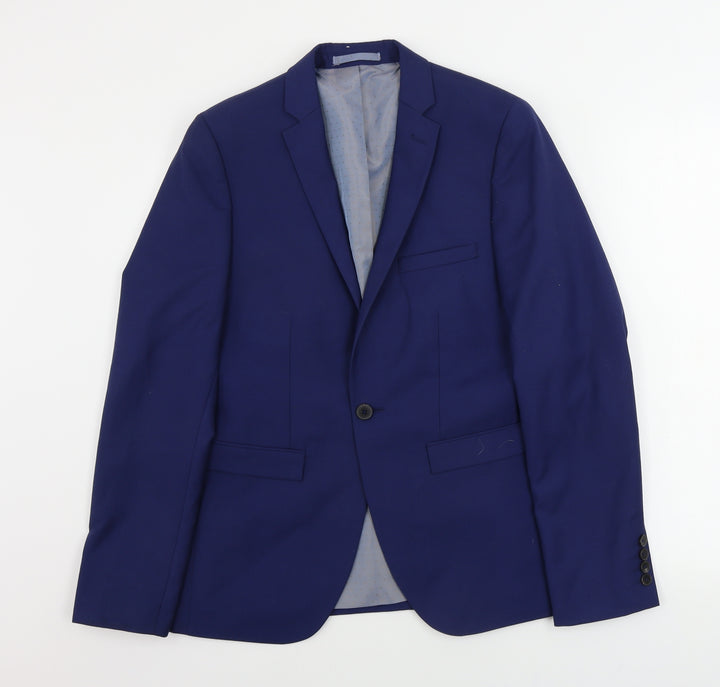 Burton Mens Blue   Jacket Blazer Size 38