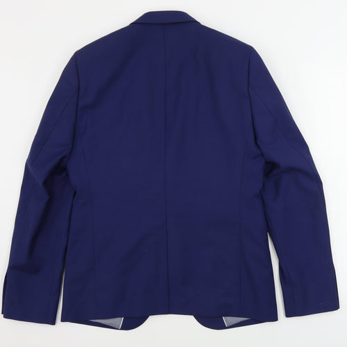 Burton Mens Blue   Jacket Blazer Size 38