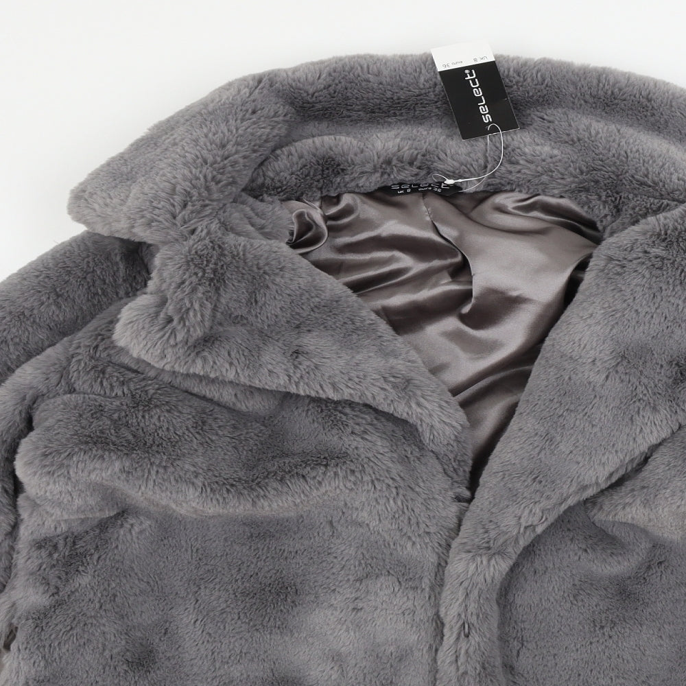 Select Womens Grey   Jacket Coat Size 8