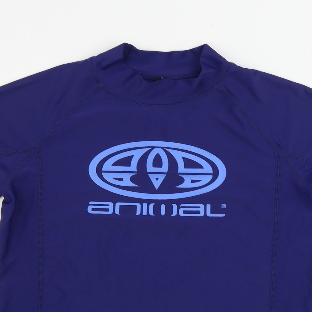 Animal  Boys Blue   Basic T-Shirt Size 13-14 Years