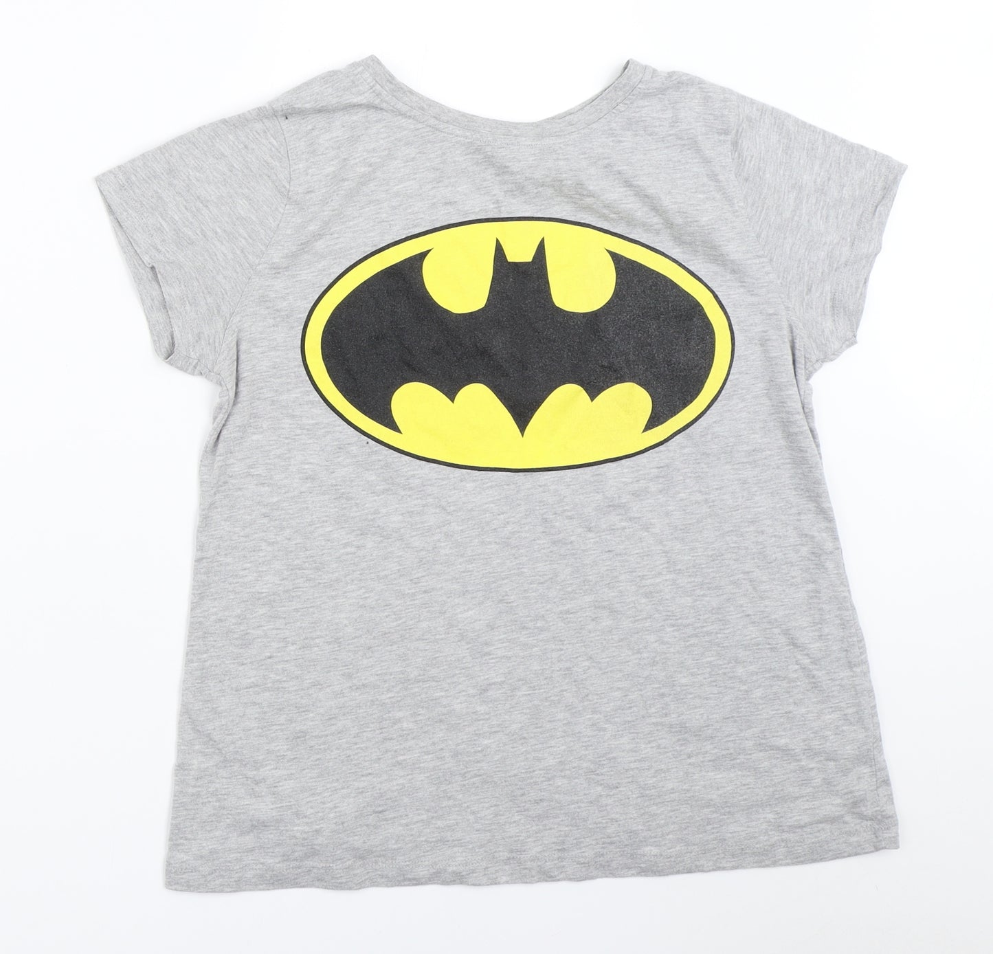 Primark Womens Grey   Basic T-Shirt Size 14  - batman